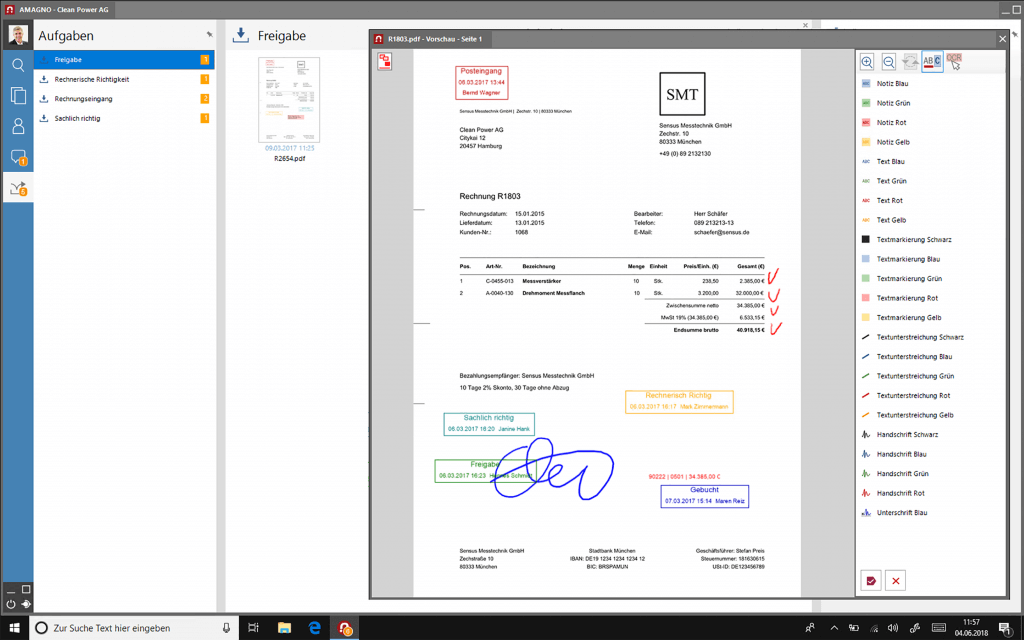 Dokumentenmanagement - Amagno Workflows