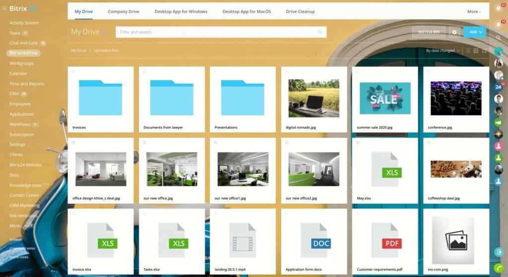 Bitrix24: All-in-One CRM & Projektmanagement für Start-ups, KMU & Teams 3 Onlinespeicher