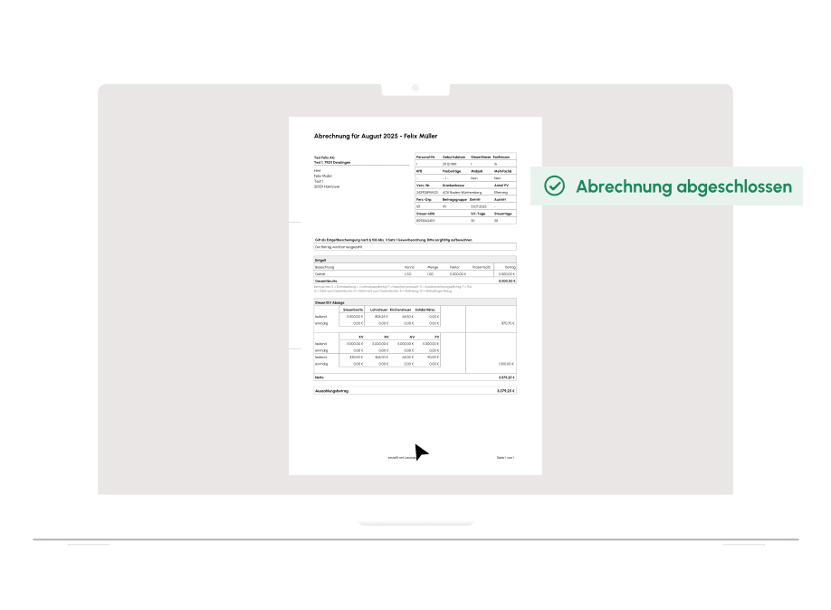 Lexware Office Lohn & Gehalt: Abrechnung, die sich von selbst erledigt